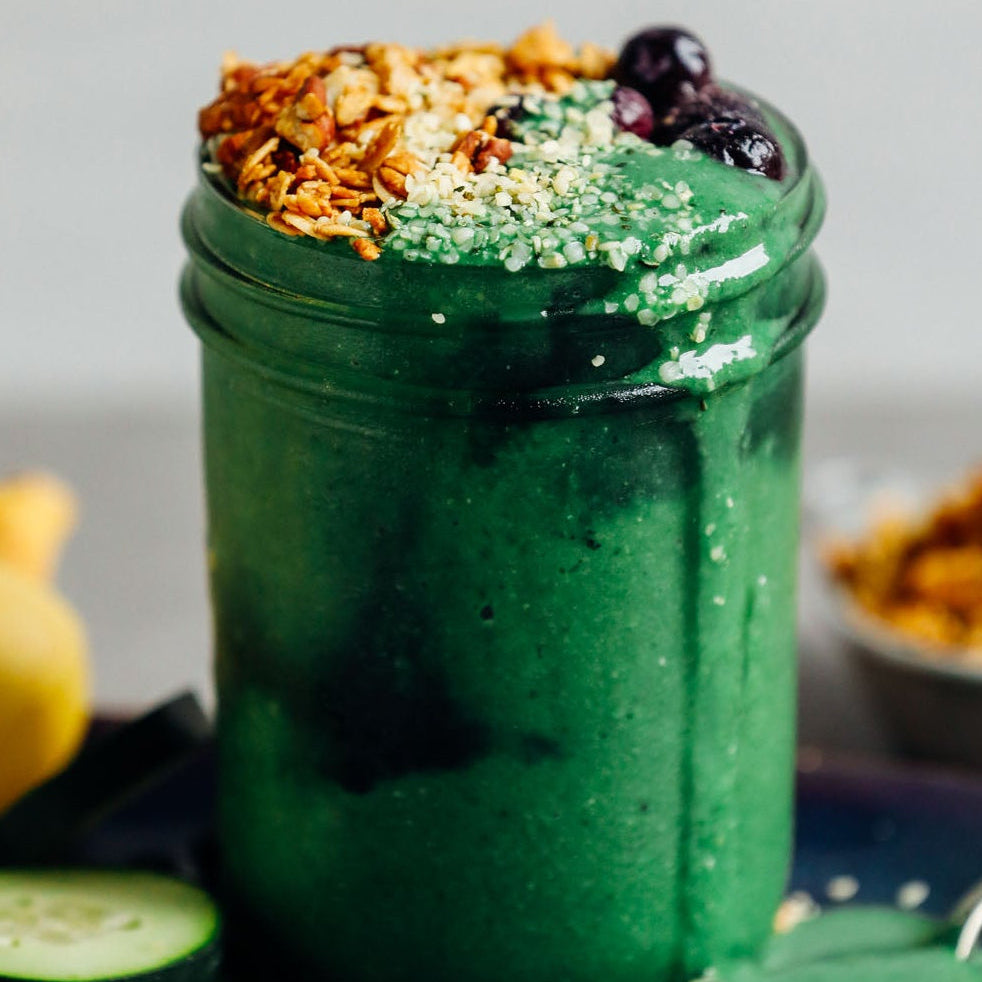 Oasia Farms spirulina smoothie recipe health food super green