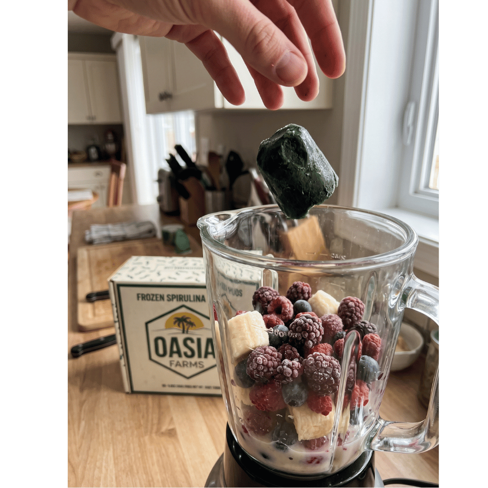 Spirulina, the way it's meant to taste